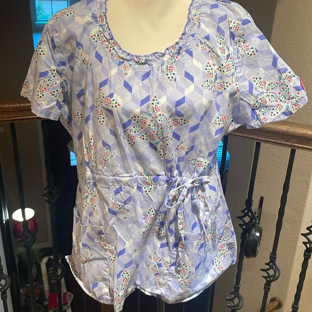 Dickies Scrub Top.  Size Large.
